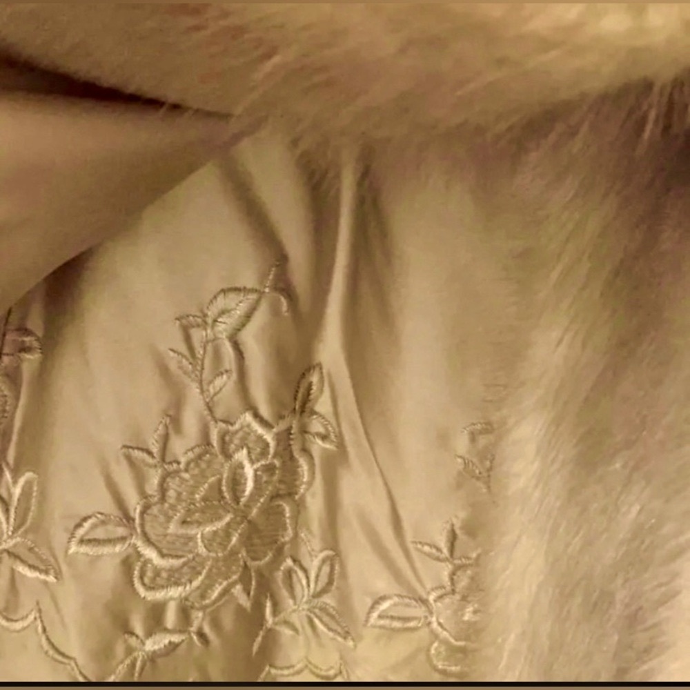 Vintage Ranch Mink Coat Champagne 1950’s 1960s Double Breasted satin Lined S 4 6 - Picture 3 of 6